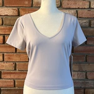 lululemon Align Tee in Chrome Size 8
